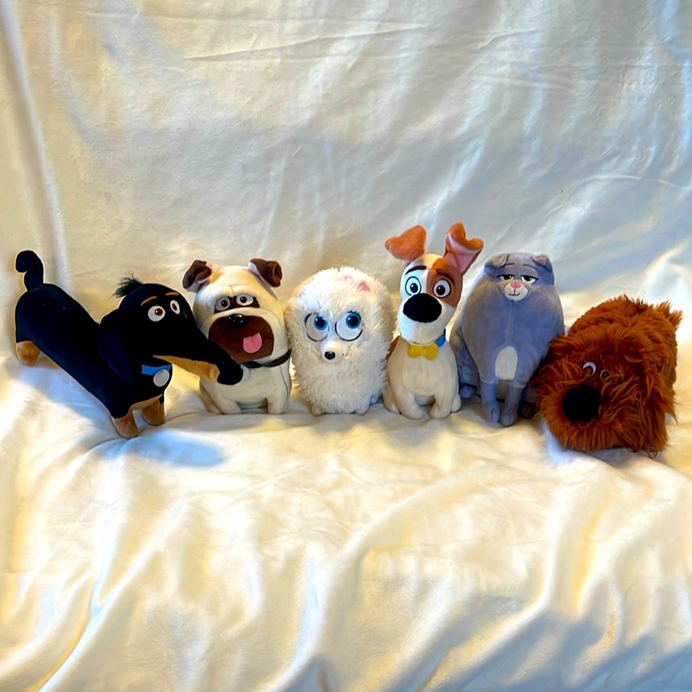 Secret Life of Pets TY Beanie’s-set of 6